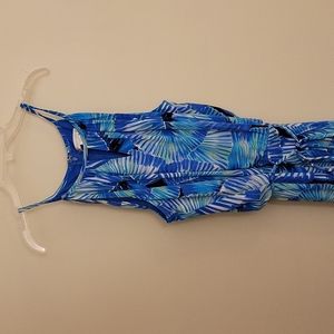 London Times Blue Multicolor Jumpsuit in Size 12